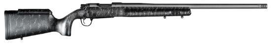 Picture of Christensen Arms 8010200200 Mesa Long Range 308 Win 4+1 24" Threaded Barrel, Tungsten Gray Cerakote, Black With Gray Webbing Stock 