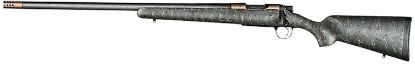 Picture of Christensen Arms 8010603701 Ridgeline 6.5 Creedmoor 4+1 20" Carbon Fiber/Threaded Barrel, Burnt Bronze Cerakote, Green With Black/Tan Webbing Stock, Left Hand 