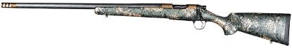 Picture of Christensen Arms 8010621100 Ridgeline Fft 28 Nosler 3+1 22" Carbon Fiber/Threaded Barrel, Burnt Bronze Cerakote, Green With Black/Tan Accents Stock, Left Hand 