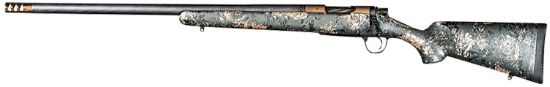 Picture of Christensen Arms 8010621200 Ridgeline Fft 308 Win 4+1 20" Carbon Fiber/Threaded Barrel, Burnt Bronze Cerakote, Green With Black/Tan Accents Stock, Left Hand 