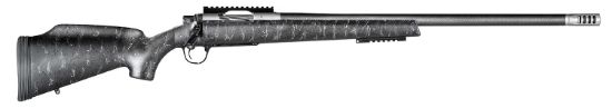 Picture of Christensen Arms 8011000100 Traverse 22-250 Rem 4+1 24" Threaded Barrel, Natural Stainless, Black With Gray Webbing Stock 