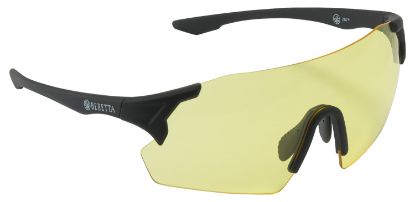 Picture of Beretta Usa Oc061a28540229uni Challenge Evo Glasses Yellow Lens Black Frame 