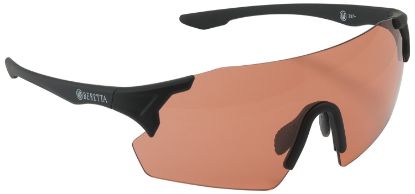 Picture of Beretta Usa Oc061a28540407uni Challenge Evo Glasses Orange Lens Black Frame 