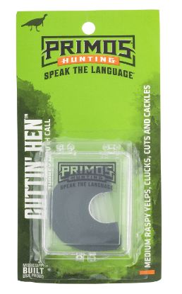 Picture of Primos 111 Cuttin Turkey Diaphragm Call Triple Reed Attracts Turkey Hen Yellow Plastic 