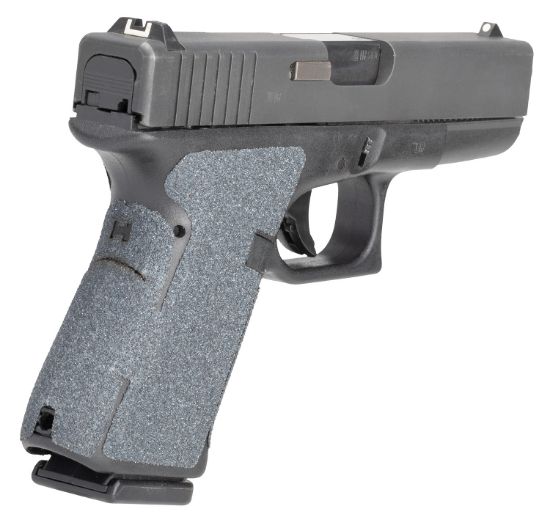 Picture of Hogue 17179 Wrapter Adhesive Grip Made Of Heavy Grit With Black Finish For Glock 17, 17 Mos, 19X, 34 Mos, 45 & 45 Mos Gen 5 (No Backstrap) 