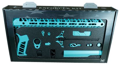 Picture of Timber Creek Outdoors Tcoekre Enforcer Complete Build Kit Robin's Egg Blue For Ar-15 