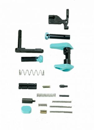 Picture of Timber Creek Outdoors Arlpkre Lower Parts Kit Robin's Egg Blue Aluminum For Ar-15 