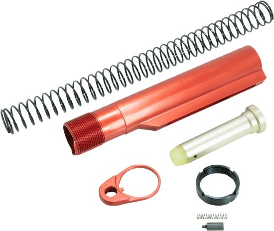 Picture of Timber Creek Outdoors Arbtkr Buffer Tube Kit Red Anodized For Ar-15 