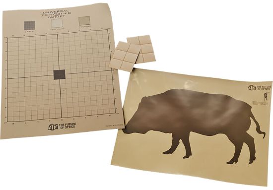 Picture of Atn Acmkirtgbr Thermal Target Kit Boar Paper 30" X 24" Brown Includes 12 Plasters/2 Targets 