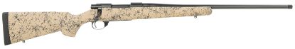 Picture of Howa Hhs43164 M1500 Hs Precision 308 Win 5+1 22" Threaded Barrel, Black Metal Finish, Tan Black Webbed Fixed Hs Precision Stock 