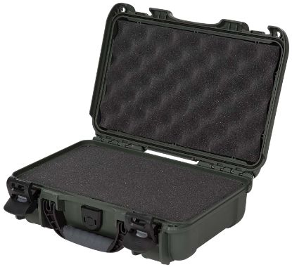 Picture of Nanuk 9091006 909 Waterproof & Airline Approved Olive Resin W/ Cubed Foam 11.44" L X 7" W X 3.68" H Interior Dimensions 