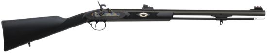 Picture of Traditions R3300850 Deerhunter 50 Cal Percussion 24" Blued Octagon Barrel, Black Synthetic Stock 