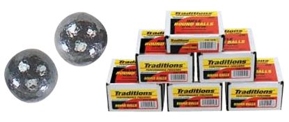 Picture of Traditions A1241 Rifle Round Balls 50 Cal Lead Ball .490 Dia 177 Gr/ 20 Per Box 