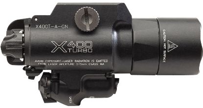 Picture of Surefire X400tagn X400t-A-Gn Turbo Black Anodized 650 Lumens White Led/Green Laser 