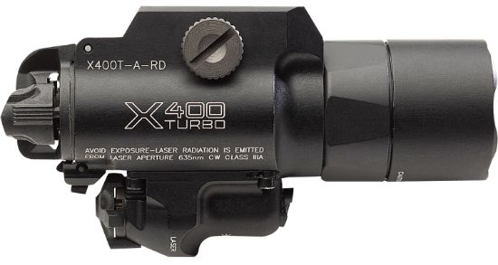 Picture of Surefire X400tard X400t-A-Rd Turbo Black Anodized 650 Lumens White Led/Red Laser 