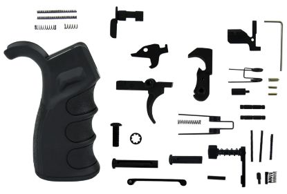 Picture of Tacfire Lpk02usab Lower Parts Kit Ar-15 Black Pgar-B Grip Black 