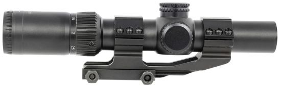 Picture of Tacfire Sc1424g2d Sc1424-G2-D Black 1-4X 24Mm Illuminated Red Dot Reticle 