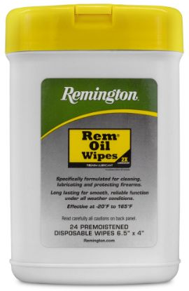 Picture of Remington Accessories 16325 Rem Oil Cleans/Lubricates/Protects Wipes 24 Count 