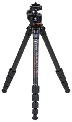 Picture of Gunwerks Pdg2053 Revic Stabilizer Backpacker Made Of Carbon Fiber With Black Finish, 3-50" Vertical Adjustment, Ball Head With Pan, 3 Angle Stops & Interchangeable Rubber/Spike Feet 