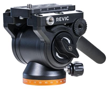 Picture of Gunwerks Pdrg2055 Revic Fh1 Fluid Head Black 6061-T6 Aluminum Includes Arca-Swiss Plate 