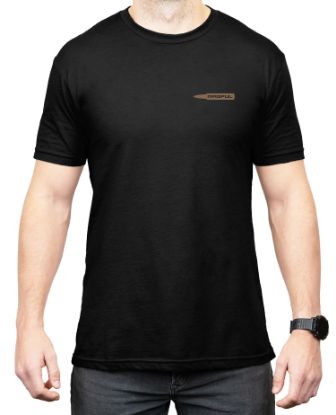 Picture of Magpul Mag1267001s Smooth & Mild Black Cotton Short Sleeve Small 