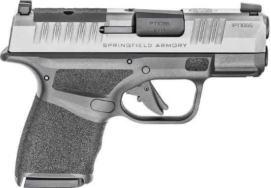 Picture of Springfield Armory Hc9319sosp Hellcat Micro-Compact Osp Sports South Exclusive 9Mm Luger 13+1/11+1 3" Black Melonite Steel Barrel, Serrated Stainless Steel Slide, Black Polymer Frame W/Picatinny Rail 