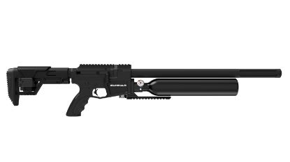 Picture of Crosman Bpg22s Gunnar Air Rifle Pre-Charged Pneumatic 22 Black Black Receiver Black Adjustable Stock 