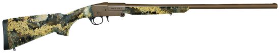 Picture of Charles Daly 930337 101 Full Size 410 Gauge Break Open 3" 1Rd 26" Flat Dark Earth Cerakote Steel Barrel & Receiver, Fixed Truetimber Prairie Synthetic Stock 