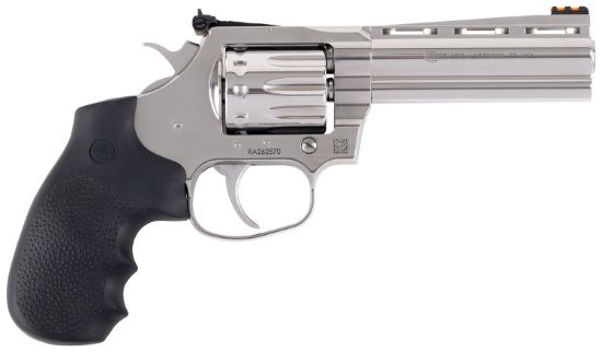 Picture of Colt Mfg Kcobra22-Sp4rfo King Cobra Target 22 Lr 10 Shot, 4.25" Stainless Steel Barrel, Cylinder & Frame, Black Hogue Overmolded Grips 