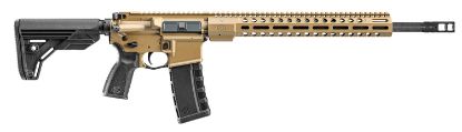 Picture of Fn 36100676 Fn 15 Dmr3 5.56X45mm Nato 18" Barrel 30+1, Fde Cerakote Receiver, Black Oem Stock & Grip, Optic Ready 