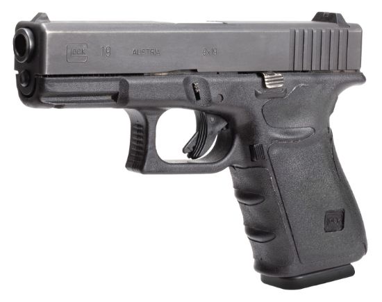 Picture of Hogue 17140 Wrapter Adhesive Grip Compatible W/Glock 17 Gen4/34 Gen4/35 Gen4/31 Gen4/22 Gen4/34 Mos Gen4 Textured Black Rubber 