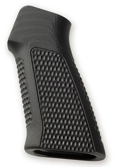 Picture of Hogue 13139 Piranha Ar Pistol Grip Made Of G10 With Black Checkered Finish For Ar-15, M16 
