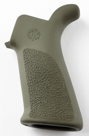 Picture of Hogue 15031 Overmolded Beavertail Made Of Rubber With Od Green Cobblestone Finish For Ar-15, M16 