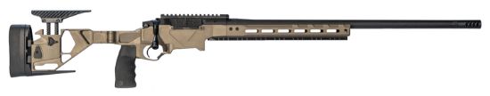 Picture of Seekins Precision 0011710137Fde Havak Hit Pro 6Mm Creedmoor 3+1 24" Threaded, Black Barrel/Rec, Flat Dark Earth Adjustable Chassis With Folding Stock, Scope Mount, Timney Trigger, Arca Rail 