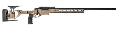 Picture of Seekins Precision 0011710133Blk Havak Hit Pro Full Size 6.5 Creedmoor 3+1 24" Black Threaded Barrel, Picatinny Rail Steel Receiver, Black Adjustable Folding Aluminum Chassis, Ar-Style Vertical Grip 