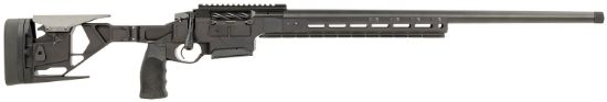 Picture of Seekins Precision 0011710135Blk Havak Hit Pro Full Size 6.5 Prc 3+1 24" Black Threaded Barrel, Picatinny Rail Steel Receiver, Black Adjustable Folding Aluminum Chassis, Ar-Style Vertical Grip 