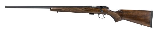 Picture of Cz-Usa 02392 Cz 457 Varmint Full Size 22 Lr 5+1 20.50" Black Nitride Heavy Barrel Black Nitride Steel Receiver Turkish Walnut Fixed Varmint-Style Stock Left Hand 