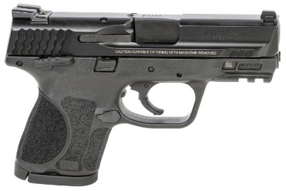 Picture of Smith & Wesson 13600 M&P M2.0 W/Range Bag Sub-Compact Frame 9Mm Luger 12+1, 3.60" Black Armornite Stainless Steel Barrel & Serrated Slide, Black Polymer Frame W/Picatinny Rail, Thumb Safety 