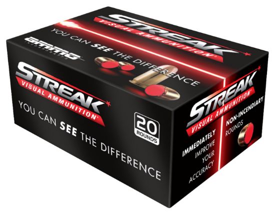 Picture of Ammo Inc 38125Tmcstrkred Streak Visual (Red) 38Special 125Gr Total Metal Case 20 Per Box/10 Case 