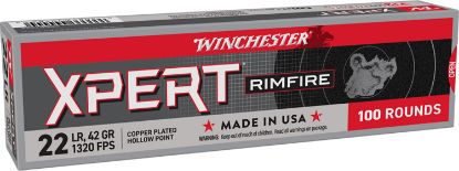 Picture of Winchester Ammo Xpert22x Xpert Rimfire 22 Lr 42 Gr Copper Hollow Point 100 Per Box/ 20 Case 