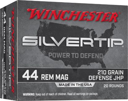 Picture of Winchester Ammo W44mst Silvertip 44 Rem Mag 210 Gr Jacket Hollow Point 20 Per Box/ 10 Case 