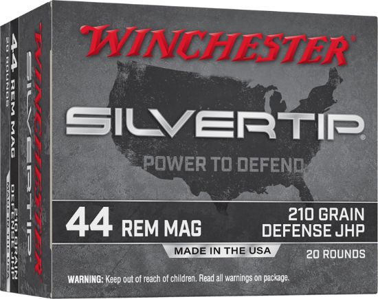 Picture of Winchester Ammo W44mst Silvertip 44 Rem Mag 210 Gr Jacket Hollow Point 20 Per Box/ 10 Case 