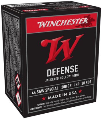 Picture of Winchester Ammo Usa44swjhp Usa 44 S&W Spl 200 Gr Jacket Hollow Point 20 Per Box/ 10 Case 