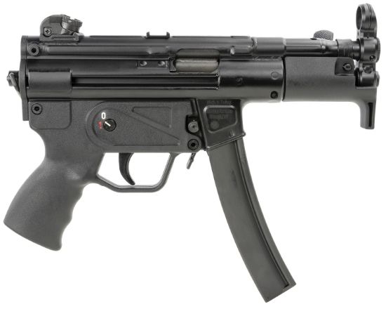 Picture of Century Arms Hg6036an Ap5 M Core 9Mm Luger 30+1 4.50" Barrel, Black, Stamped Metal Rec, Fixed Front/Drum Rear Sights (Gun & 1 Mag Only) 