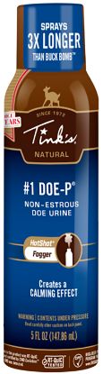 Picture of Tinks W5501 #1 Doe-P Non-Estrous Fogger Deer Attractant Doe Urine Scent 5 Oz Aerosol 