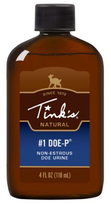 Picture of Tinks W6216 #1 Doe-P Deer Attractant Doe Urine Scent Plastic 4 Oz Bottle 