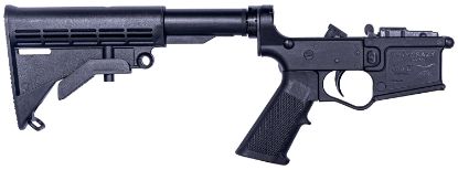 Picture of Et Arms Inc Etaglow201pcgenii Omega-15 Polymer Rec, Black 6 Position Collapsible M4 Stock, Black A2 Pistol Grip For Ar-15 