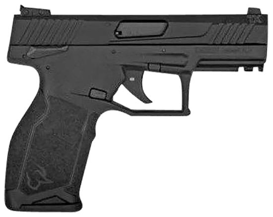 Picture of Taurus 1Tx22141tks Tx22 22 Lr 16+1 4.10" Matte Black Steel Threaded Barrel, Black Anodized Serrated Slide, Polymer Frame W/Picatinny Rail, Ergonomic Polymer Grips 