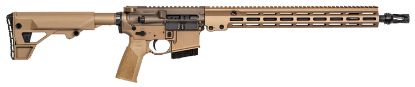 Picture of Geissele Automatics 08374S Gfr Maritime Recce 6Mm Arc 16", Desert Dirt Rec/Handgaurd, Black Furniture, Magpul Prs Lite Stock, Oem Polymer Grip, Flash Hider, 15" M-Lok Handgaurd, Ambi Safety 