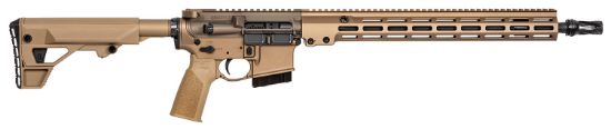 Picture of Geissele Automatics 08374S Gfr Maritime Recce 6Mm Arc 16", Desert Dirt Rec/Handgaurd, Black Furniture, Magpul Prs Lite Stock, Oem Polymer Grip, Flash Hider, 15" M-Lok Handgaurd, Ambi Safety 